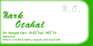 mark otahal business card